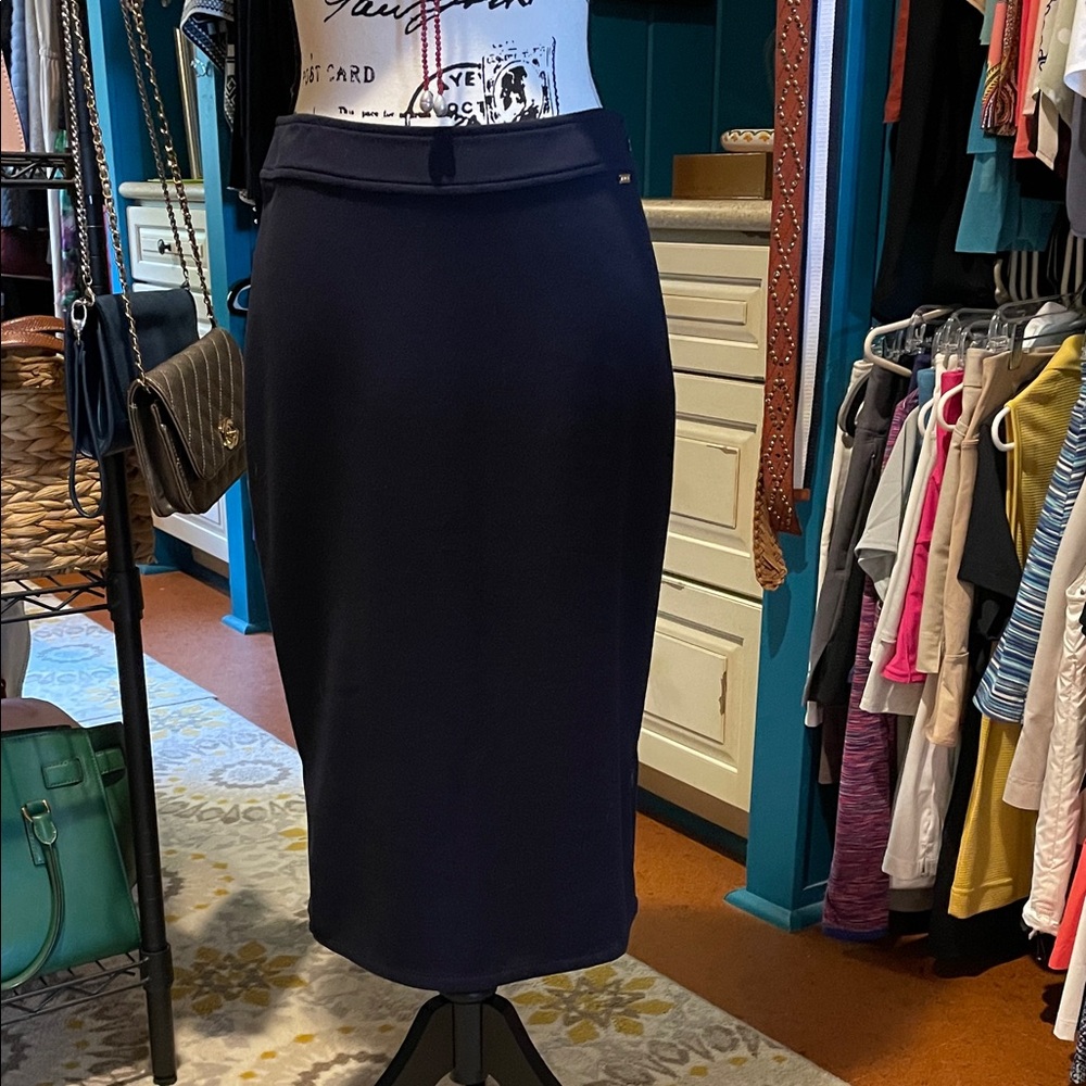 St. John Navy Pencil Skirtclassic St John Navy pencil skirt